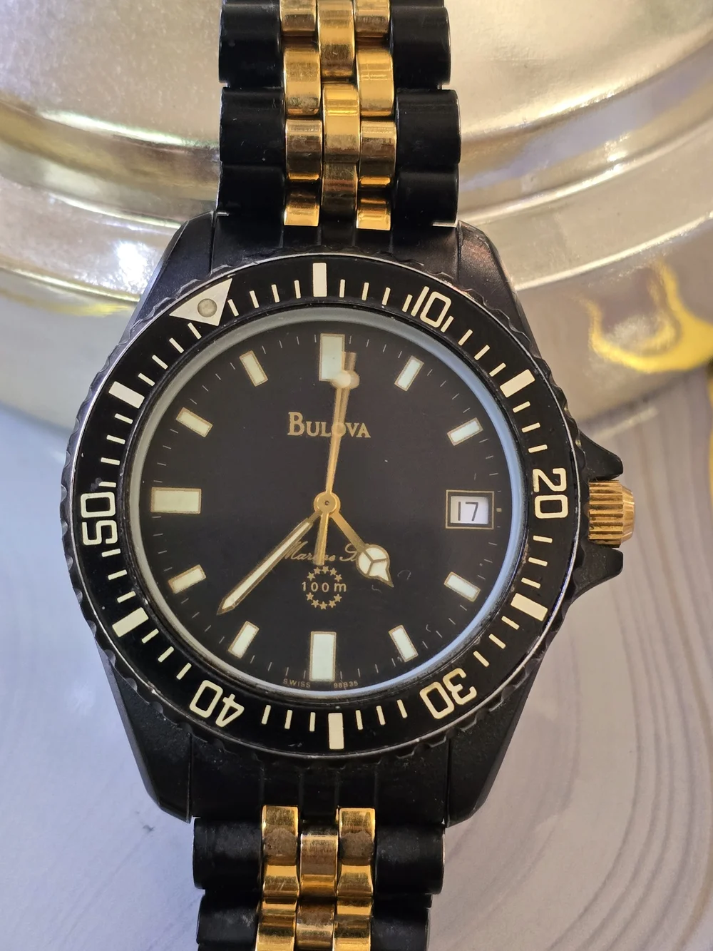 Bulova wristwatch black
